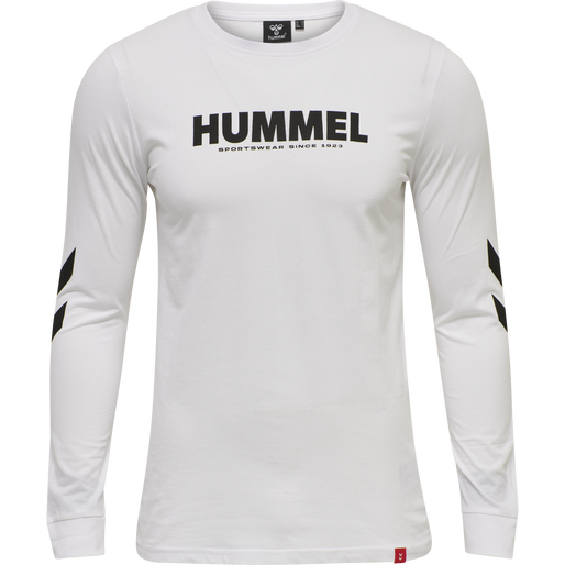 hmlLEGACY T-SHIRT L/S, WHITE hmlLEGACY T-SHIRT L/S, WHITE, packshot