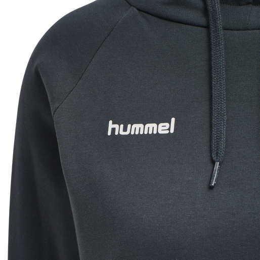 HUMMEL GO COTTON HOODIE WOMAN, INDIA INK, packshot