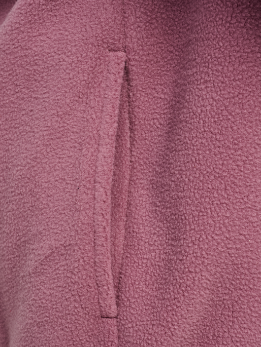 hmlJR FLEECE ZIP JACKET, DUSKY ORCHID hmlJR FLEECE ZIP JACKET, DUSKY ORCHID, packshot