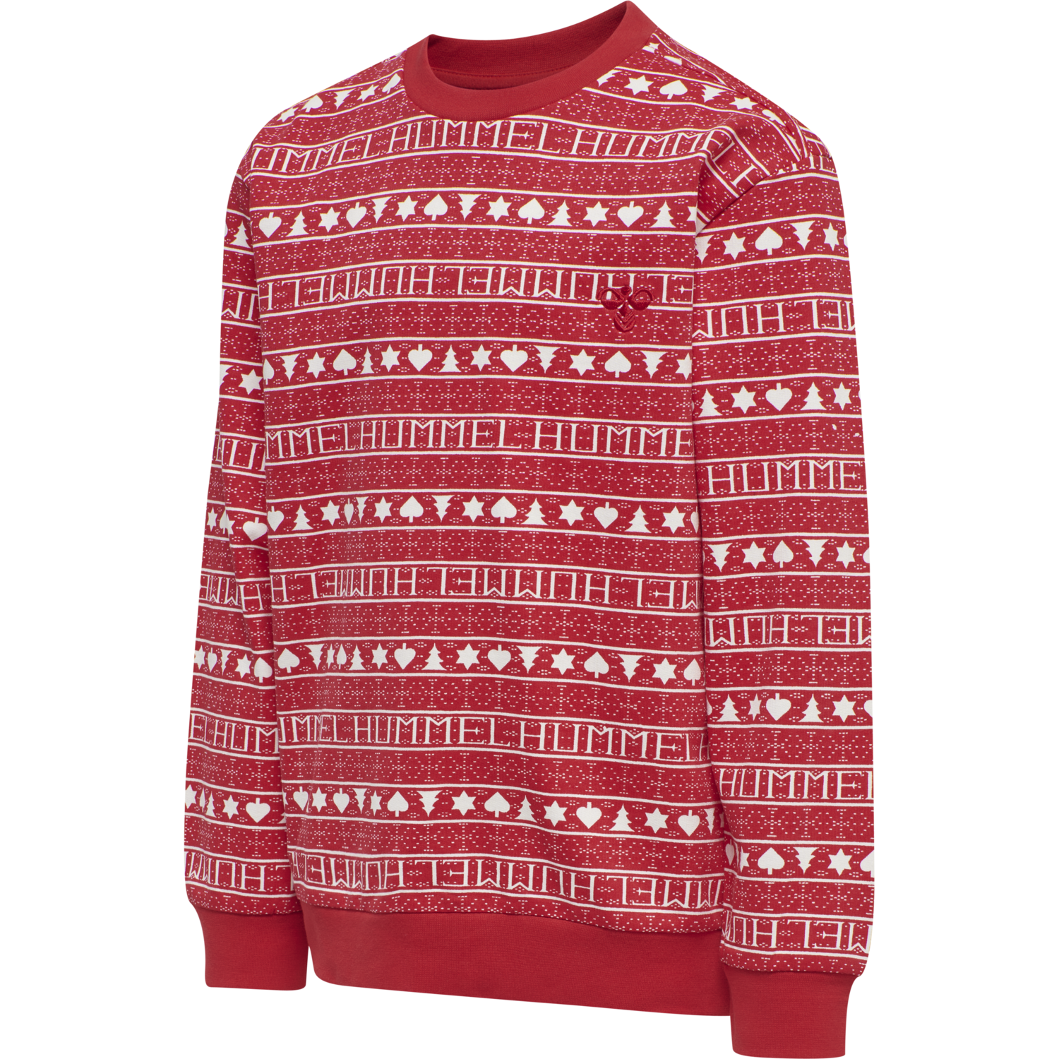hmlRUDOLPH SWEATSHIRT, TRUE RED, packshot