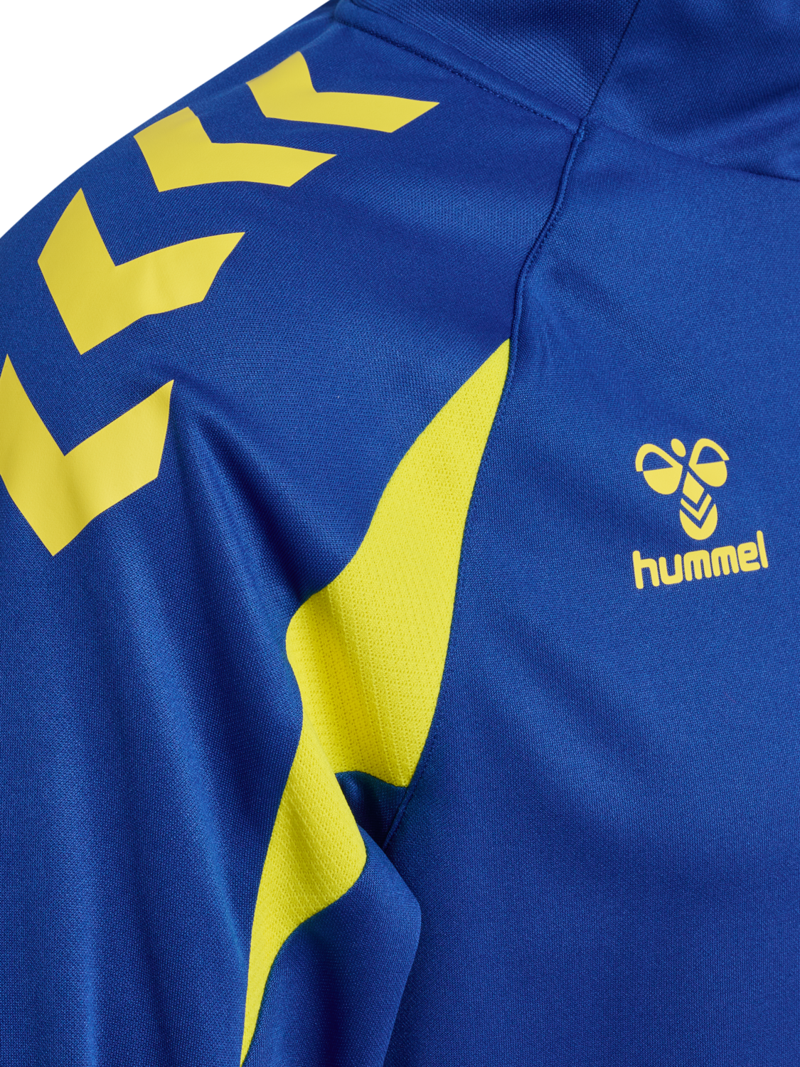 hmlCORE 2.0 HALF ZIP, TRUE BLUE/BLAZING YELLOW, packshot