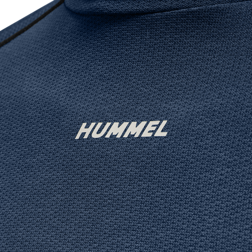 hmlTE MIKE SEAMLESS T-SHIRT L/S, INSIGNIA BLUE/BLACK MELANGE hmlTE MIKE SEAMLESS T-SHIRT L/S, INSIGNIA BLUE/BLACK MELANGE, packshot