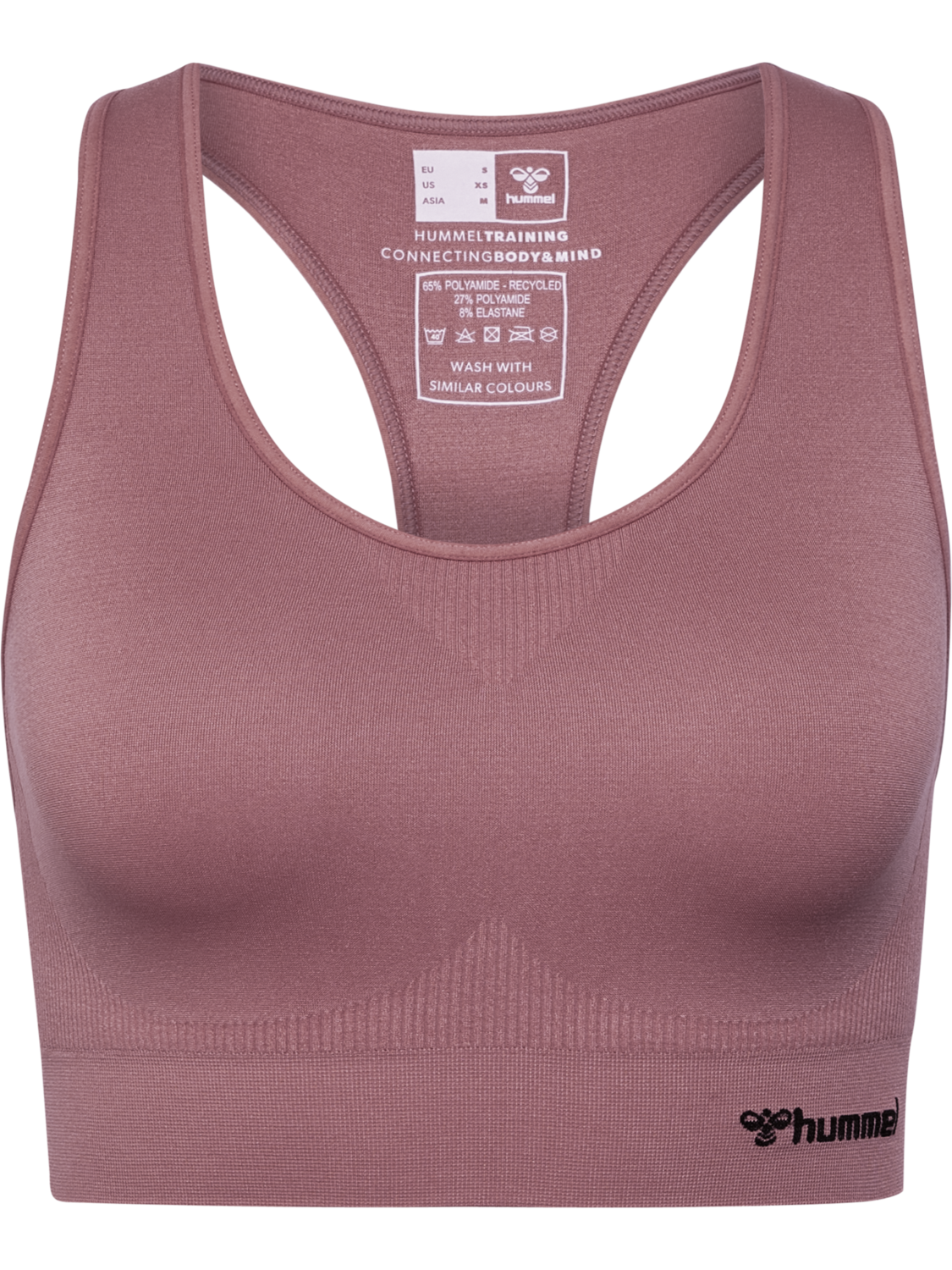 hmlTIF SEAMLESS SPORTS TOP, ROSE TAUPE, packshot