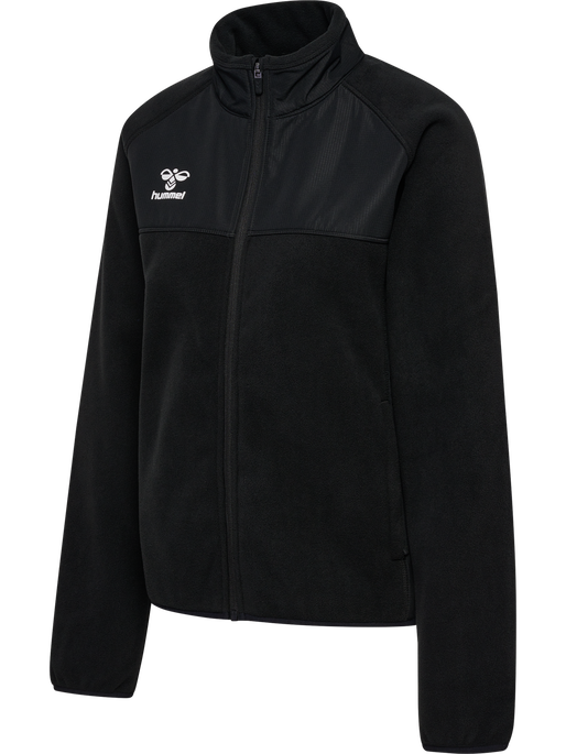 hmlGO FLEECE JACKET WOMAN, BLACK, packshot