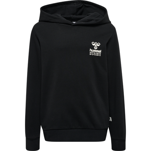 hmlGLOBAL HOODIE, BLACK, packshot