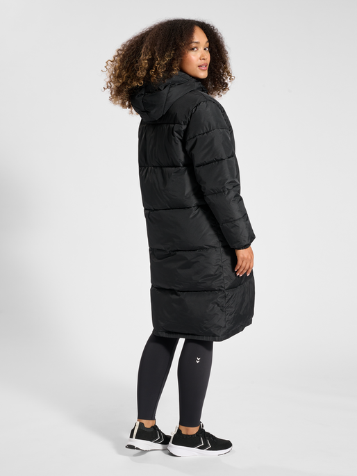 Lår Vask vinduer Thriller hummel LGC NICOLA LONG PUFF COAT - BLACK | hummel.dk