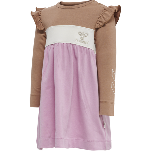 hmlJAMILA DRESS L/S, MAUVE MIST, packshot