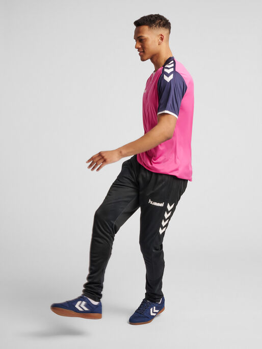 CORE SS POLY JERSEY, ROSE VIOLET, model