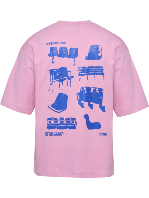 hmlOVERSIZED T-SHIRT S/S SUNDAY, PASTEL LAVENDER, packshot