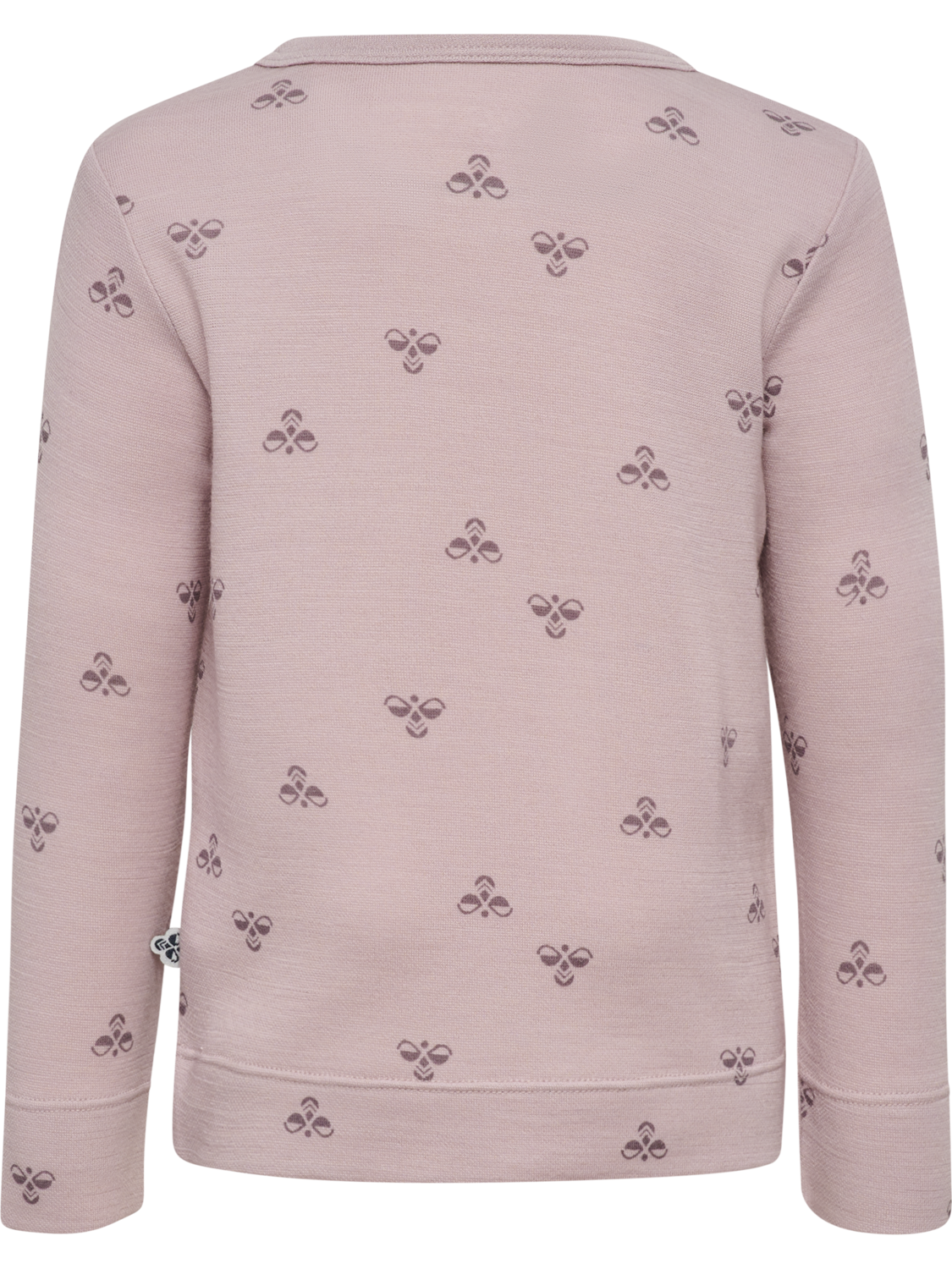 hmlMINI WOOL T-SHIRT L/S, CLOUD GRAY, packshot