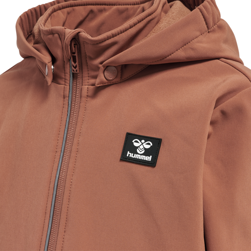 hmlMARS SOFTSHELL JACKET, COPPER BROWN, packshot