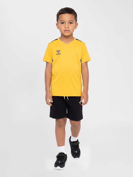 hmlAUTHENTIC PL JERSEY S/S KIDS, SPORTS YELLOW/TRUE BLUE, model