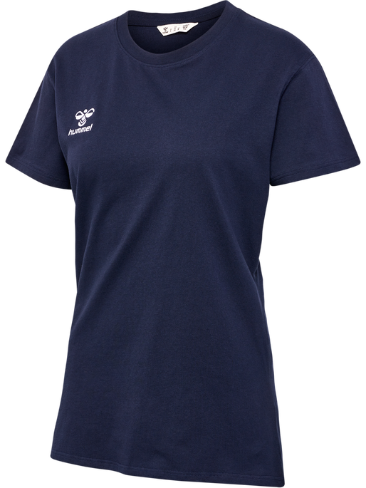 hmlGO 2.0 T-SHIRT S/S WOMAN, MARINE, packshot
