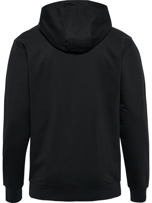 hmlGO 2.0 LOGO HOODIE, BLACK hmlGO 2.0 LOGO HOODIE, BLACK, packshot