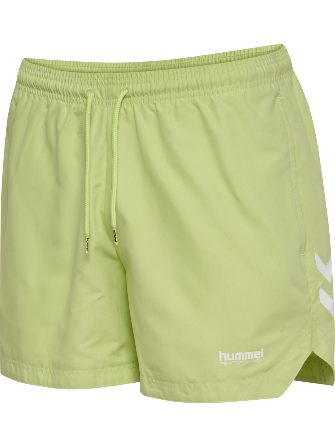 hmlPULSE SWIM SHORTS, SHADOW LIME, packshot