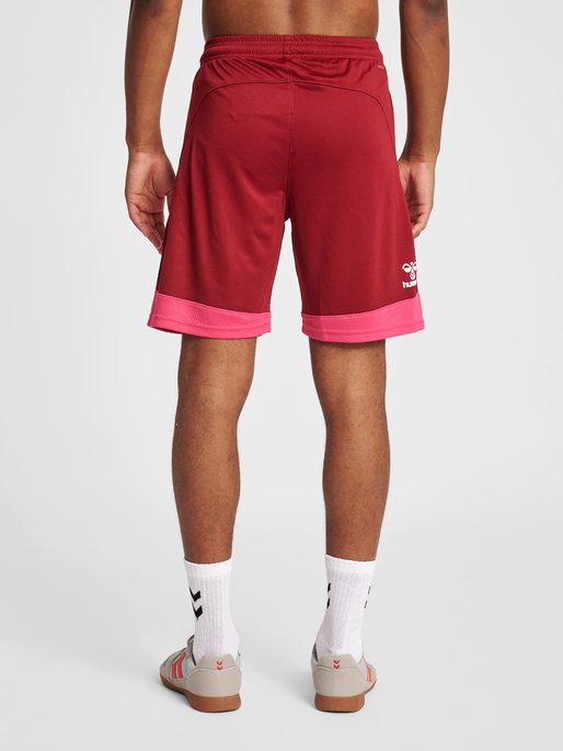 hmlLEAD POLY SHORTS, BIKING RED, model