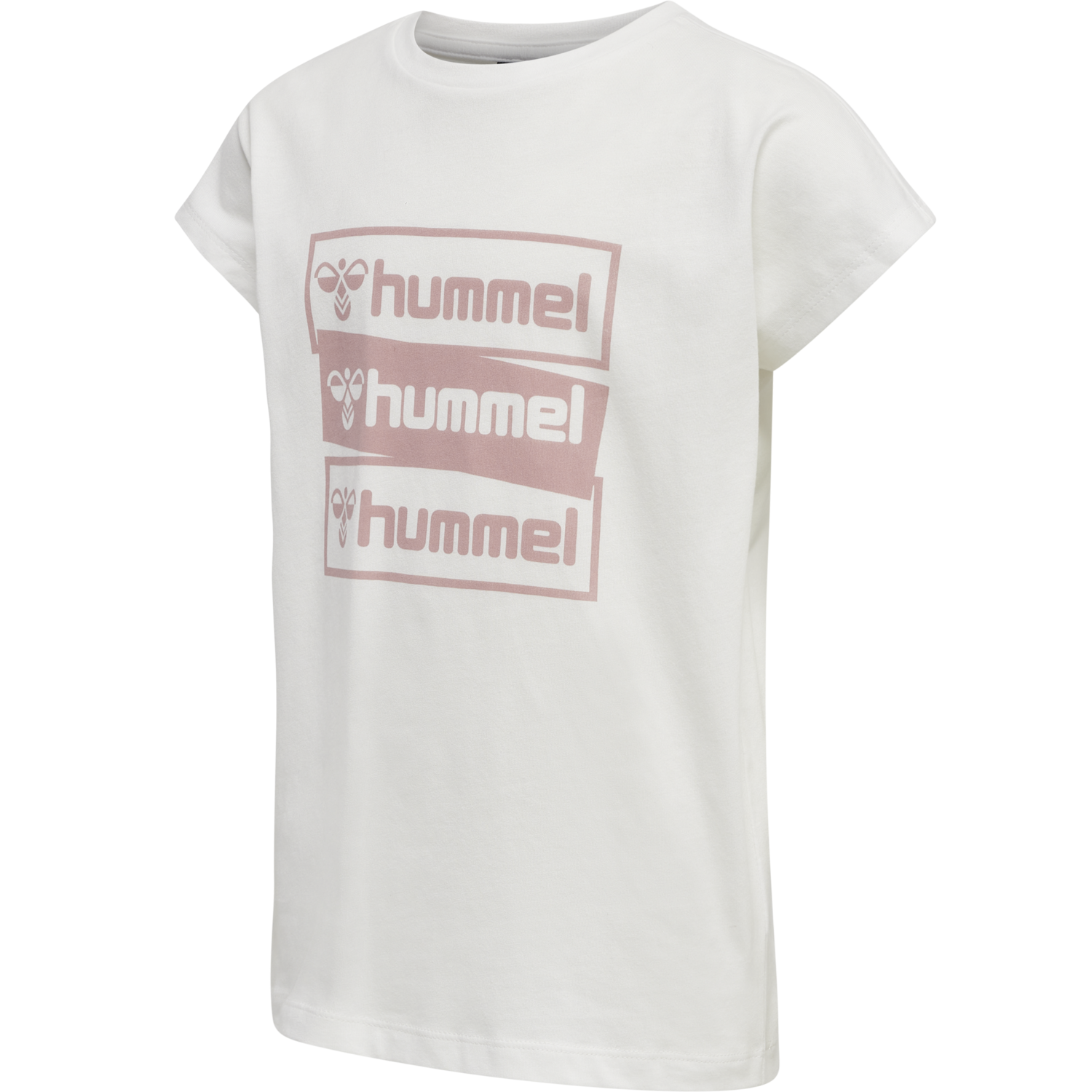 hmlCARITAS T-SHIRT S/S, MARSHMALLOW, packshot