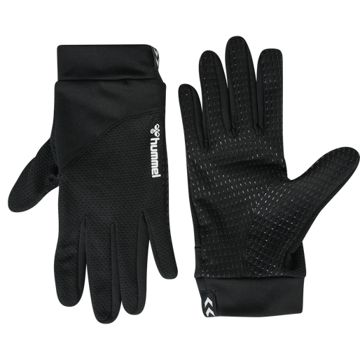 HUMMEL LIGHT PLAYER GLOVE, BLACK HUMMEL LIGHT PLAYER GLOVE, BLACK, packshot