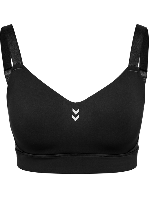hmlPULSE HIGH SUPPORT BRA, BLACK, packshot