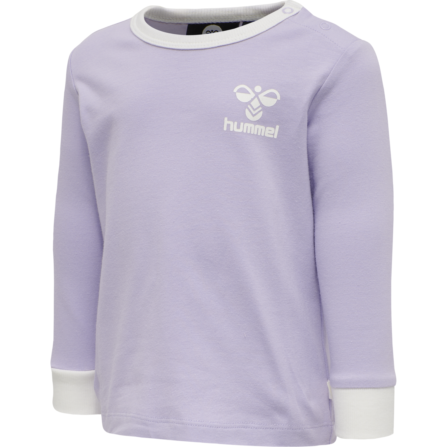 hmlMAUI T-SHIRT L/S, PASTEL LILAC, packshot