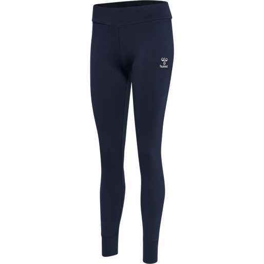 hmlMOVE GRID COTTON TIGHTS, MARINE, packshot