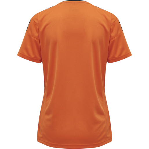 hmlAUTHENTIC POLY JERSEY WOMAN S/S, TANGERINE, packshot