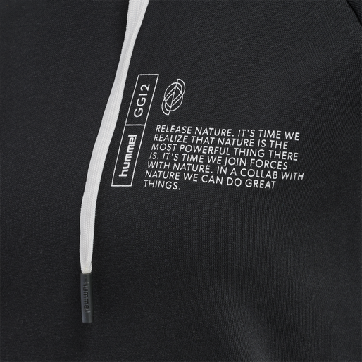 hmlGG12 SWEAT HOODIE WOMAN, BLACK, packshot