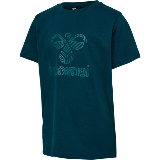 hmlFASTWO T-SHIRT S/S, DEEP TEAL, packshot