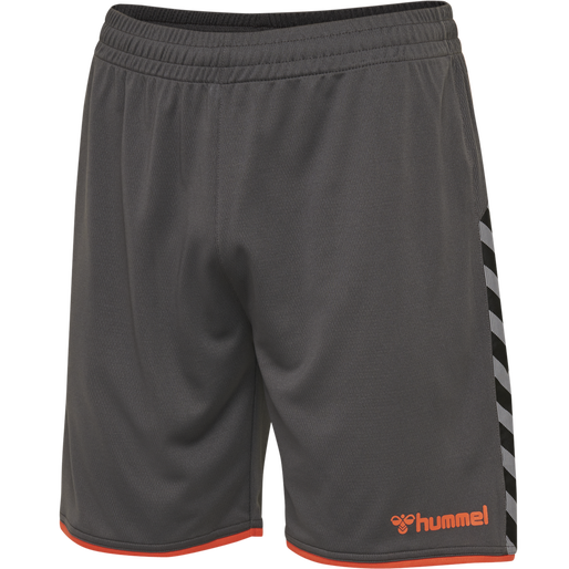 hmlAUTHENTIC POLY SHORTS, ASPHALT, packshot