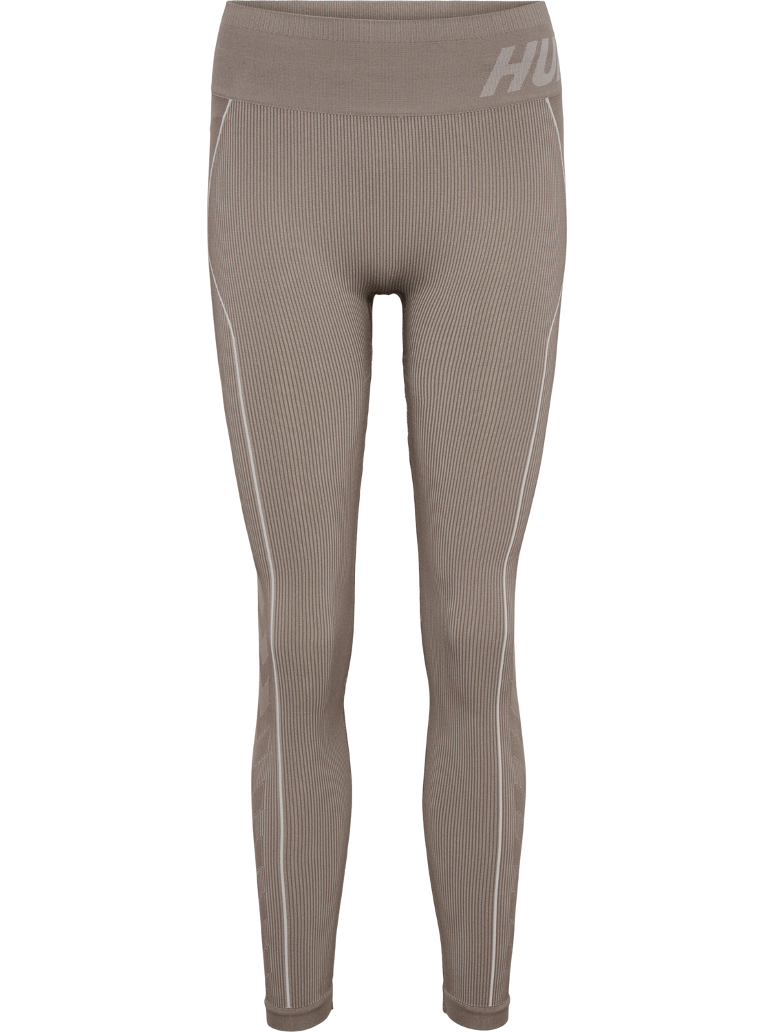 hmlTE CHRISTEL SEAMLESS MW TIGHTS, CHATEAU GRAY/DRIFTWOOD MELANGE, packshot