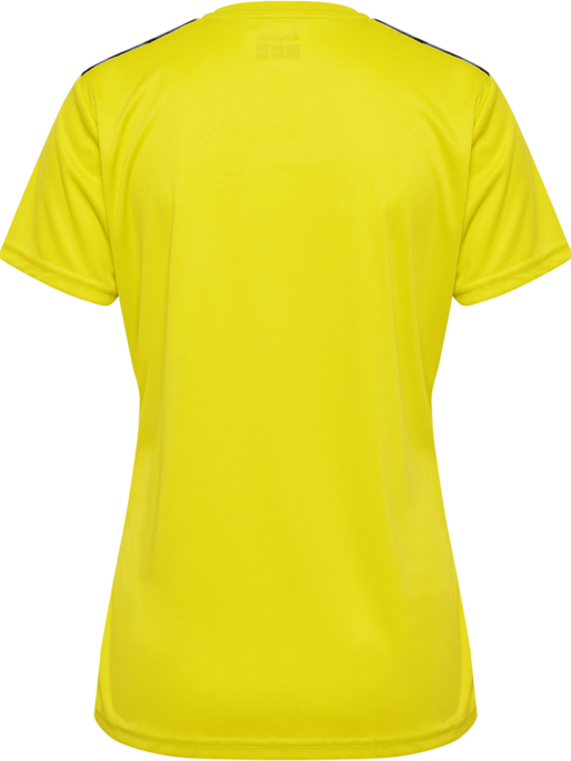 hmlAUTHENTIC PL JERSEY S/S WOMAN, SULPHUR SPRING/BLUE CORAL, packshot