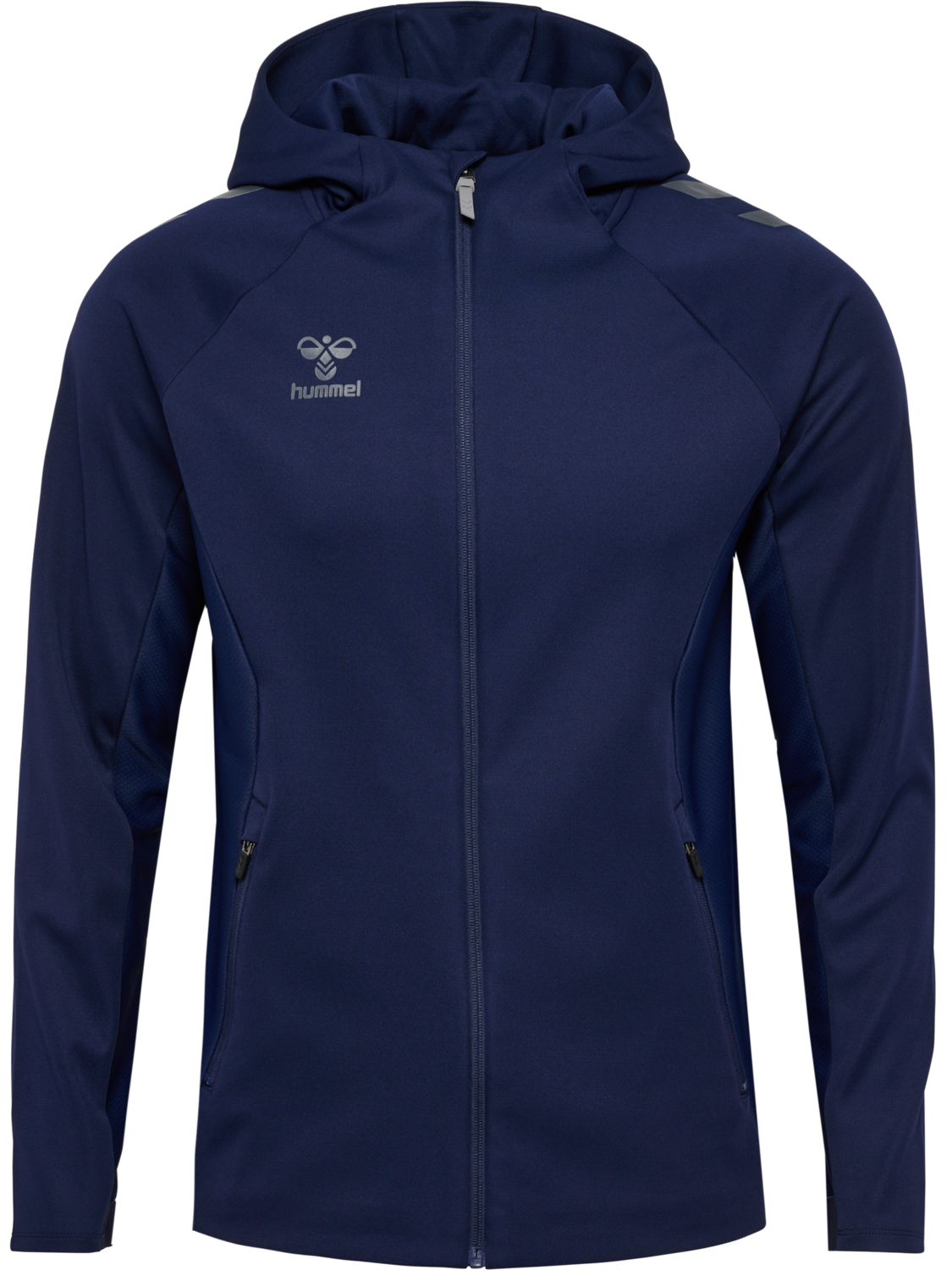 hmlCIMA 2.0 ZIP HOODIE, MARINE, packshot
