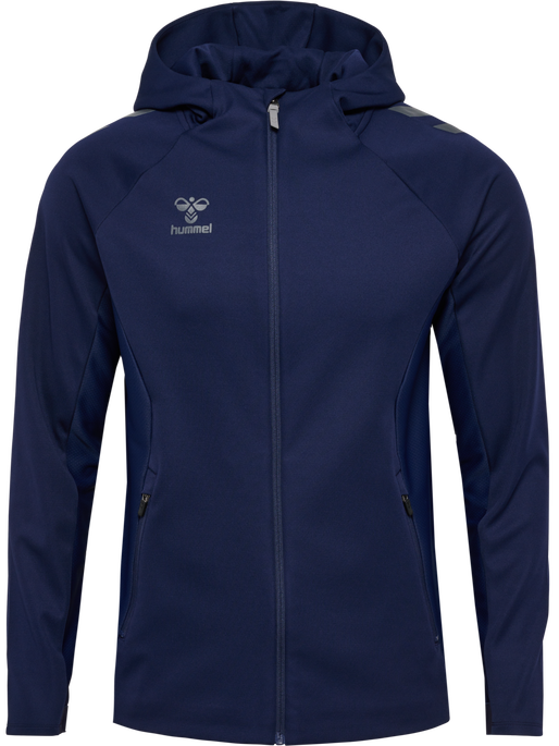 hmlCIMA 2.0 ZIP HOODIE, MARINE, packshot