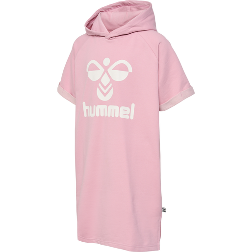 hmlNAJA HOODIE DRESS S/S, ZEPHYR, packshot