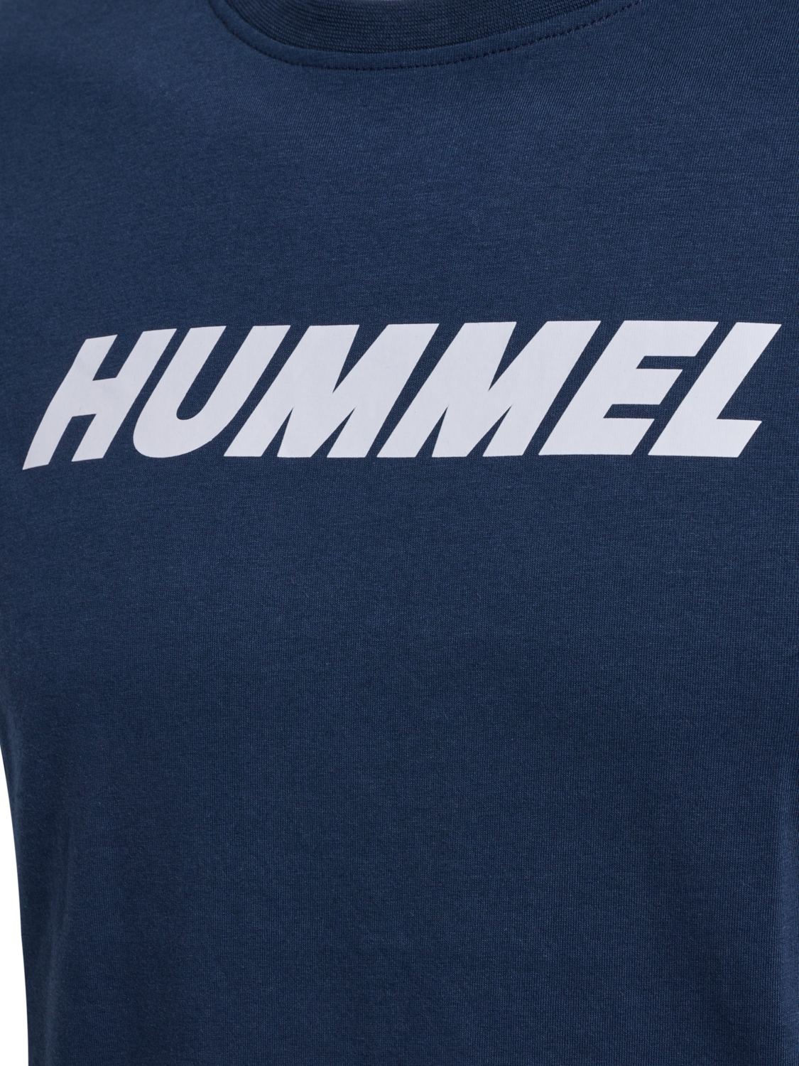 hmlELEMENTAL LOGO COTTON TEE, DRESS BLUES, packshot