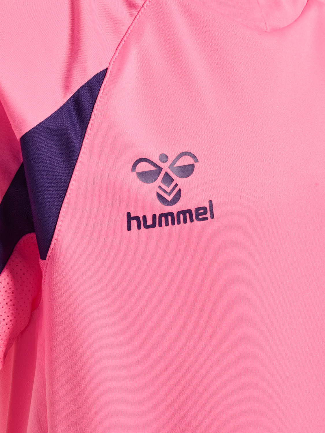 hmlCORE 2.0 JERSEY S/S KIDS, COTTON CANDY/ACAI, packshot