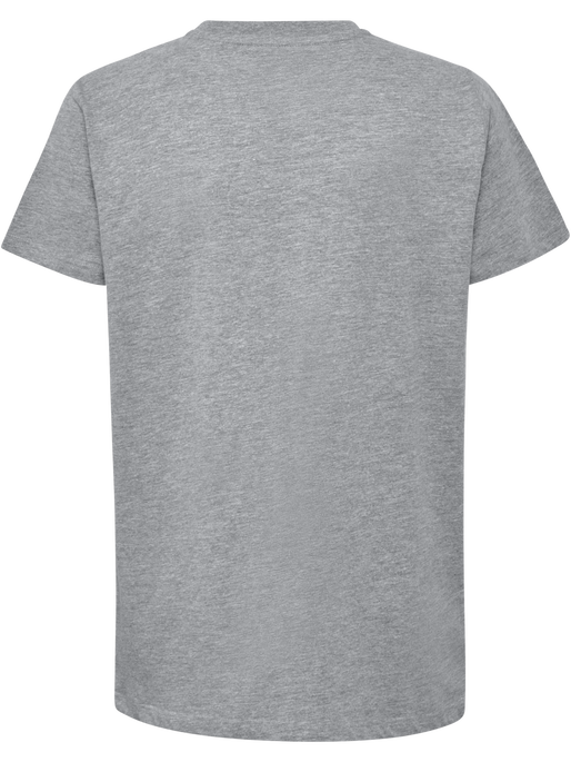 hmlGO 2.0 LOGO T-SHIRT S/S KIDS, GREY MELANGE, packshot