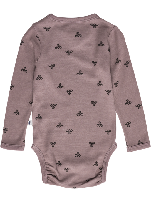 hmlMINI WOOL BODY L/S, TWILIGHT MAUVE hmlMINI WOOL BODY L/S, TWILIGHT MAUVE, packshot