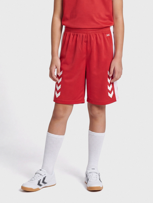 hmlCORE XK BASKET SHORTS KIDS, TRUE RED, model