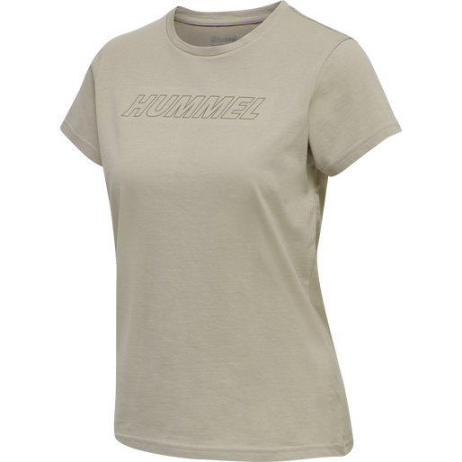 hmlTE CALI 2-PACK COTTON T-SHIRT, BLACK/CHATEAU GREY, packshot