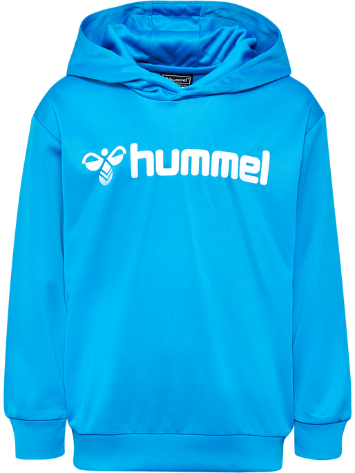 hmlLOGO HOODIE KIDS, DIVA BLUE, packshot
