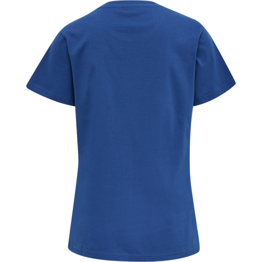 hmlRED HEAVY T-SHIRT S/S WOMAN, TRUE BLUE, packshot
