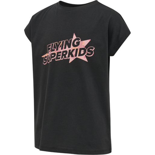 hmlFLYING DIEZ T-SHIRT S/S, BLACK, packshot