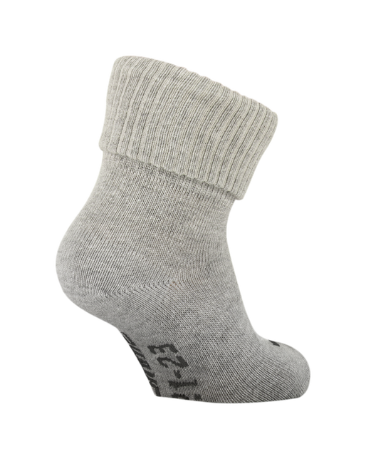 HMLSORA WOOL SOCKS, GREY MELANGE, packshot