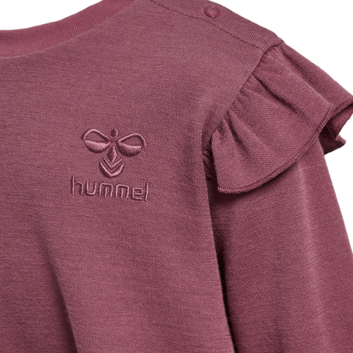 hmlWULBATO DRESS LS, ROSE BROWN, packshot