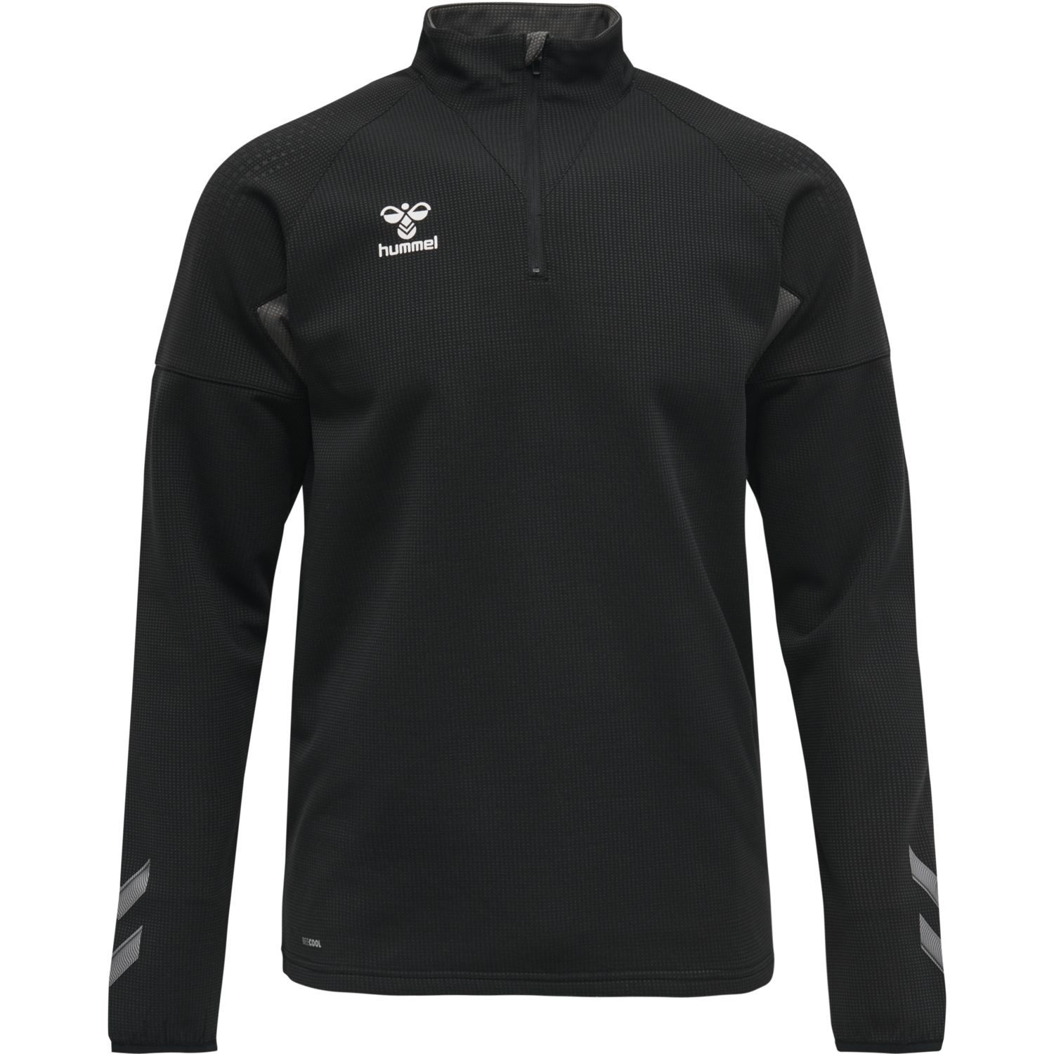 hmlLEAD PRO HALF ZIP, BLACK, packshot