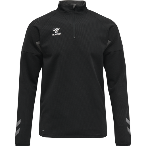 hmlLEAD PRO HALF ZIP, BLACK, packshot
