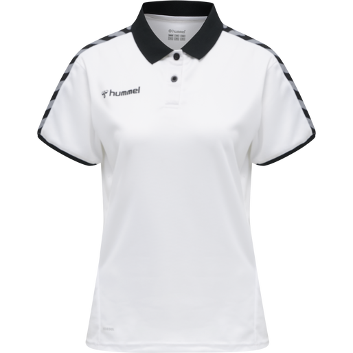hmlAUTHENTIC WOMAN FUNCTIONAL POLO, WHITE, packshot