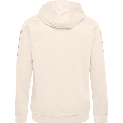 HUMMEL GO KIDS COTTON HOODIE, EGRET MELANGE, packshot
