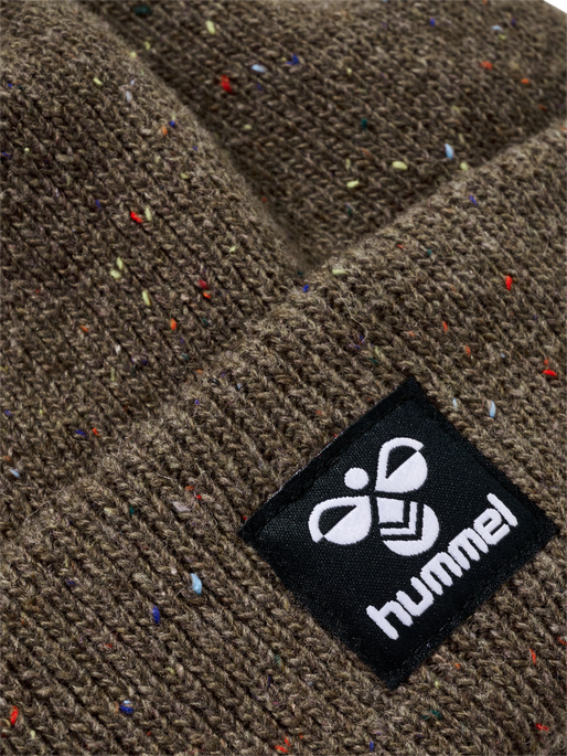 hmlSTONE BEANIE, MAJOR BROWN, packshot